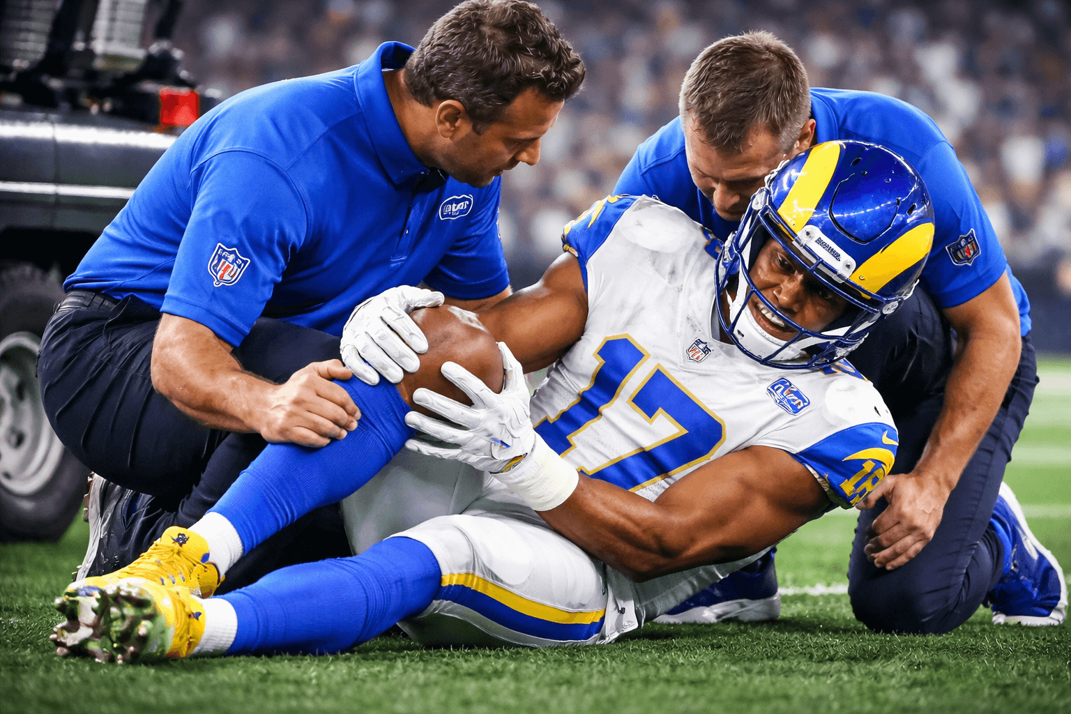 Puka Nacua - KNEE injury